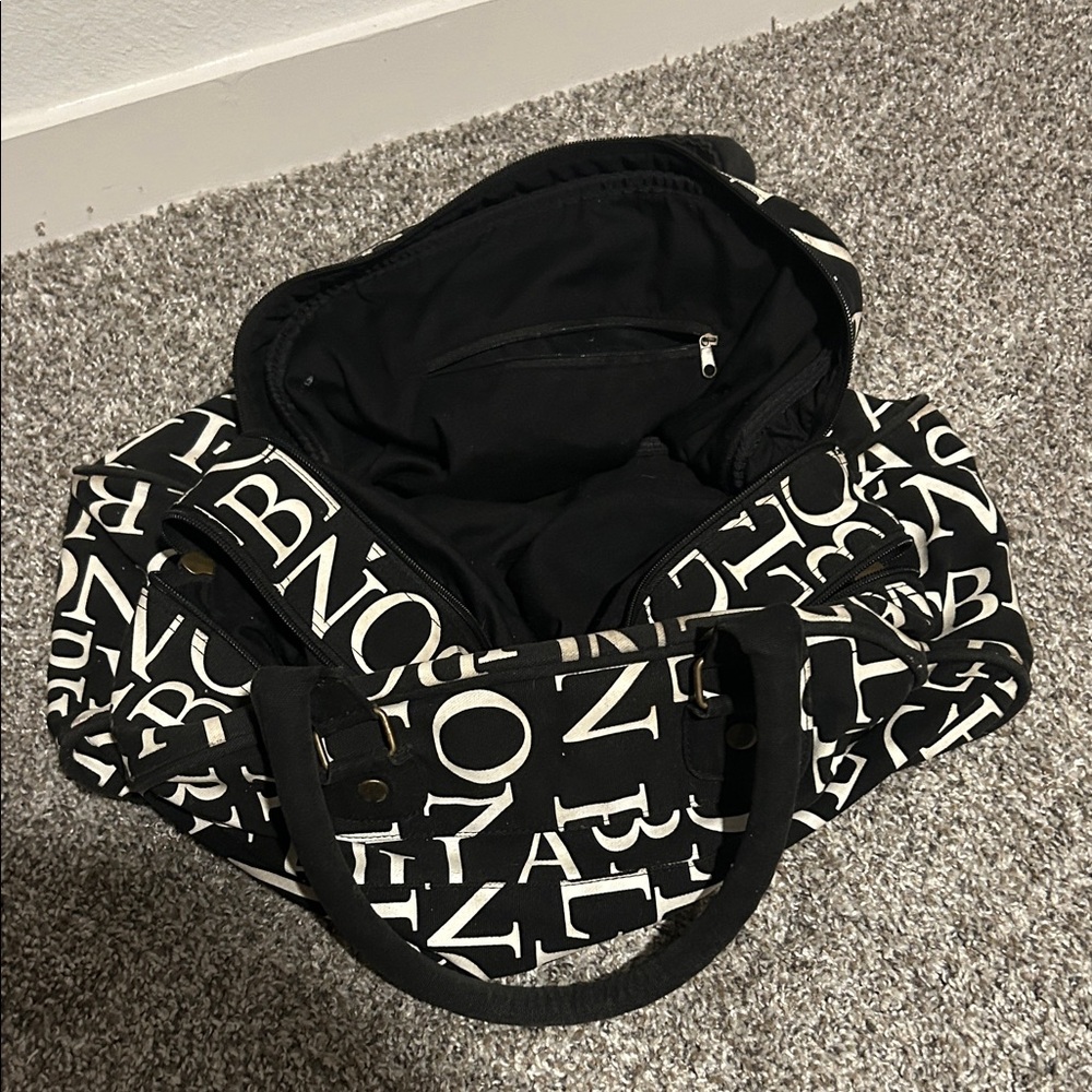 Billabong Black and White Tote Bag